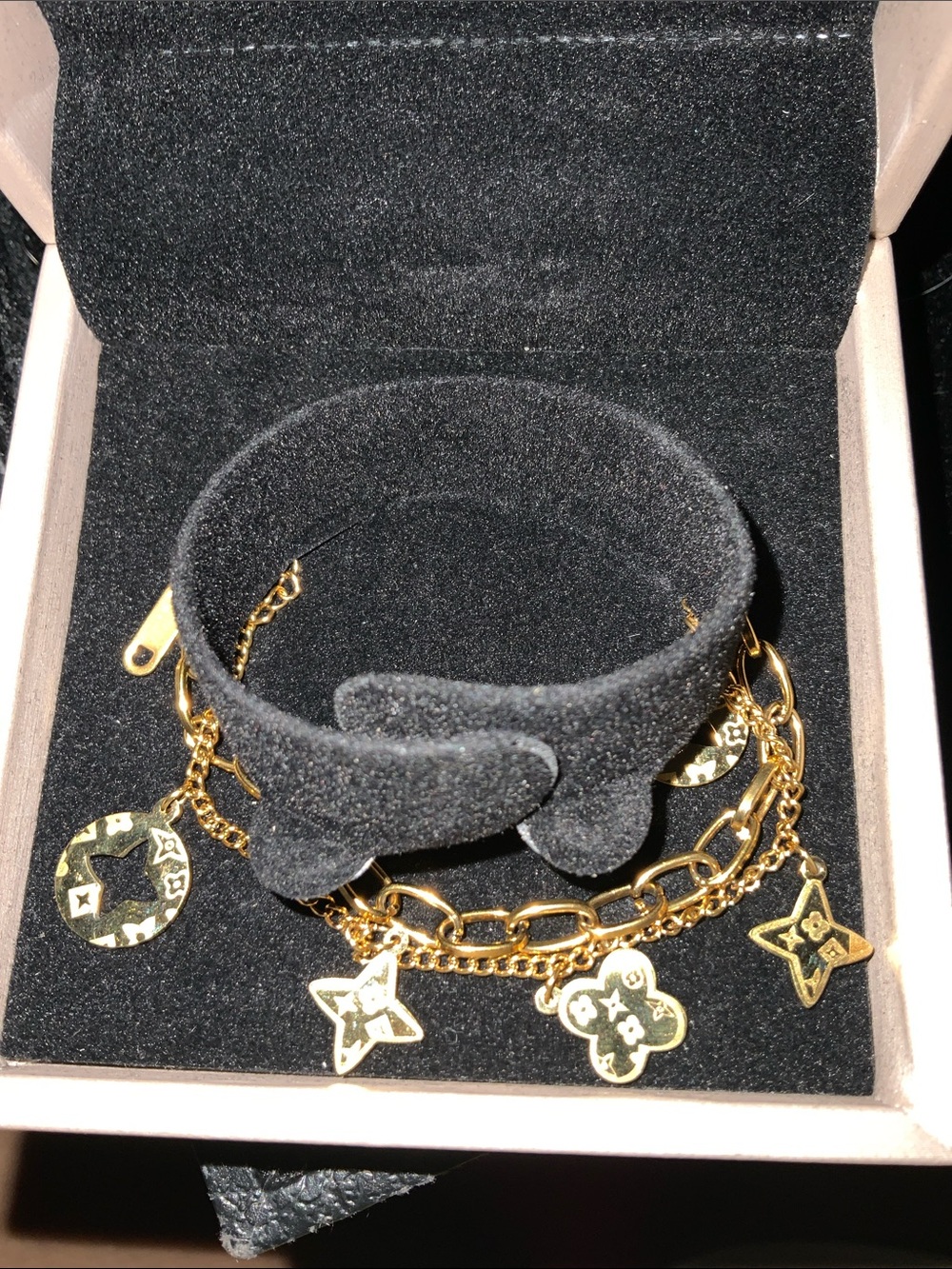 Gold Charm Bracelet - Women Jewelry
